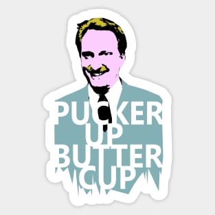 Pucker Up Butter Cup Sticker